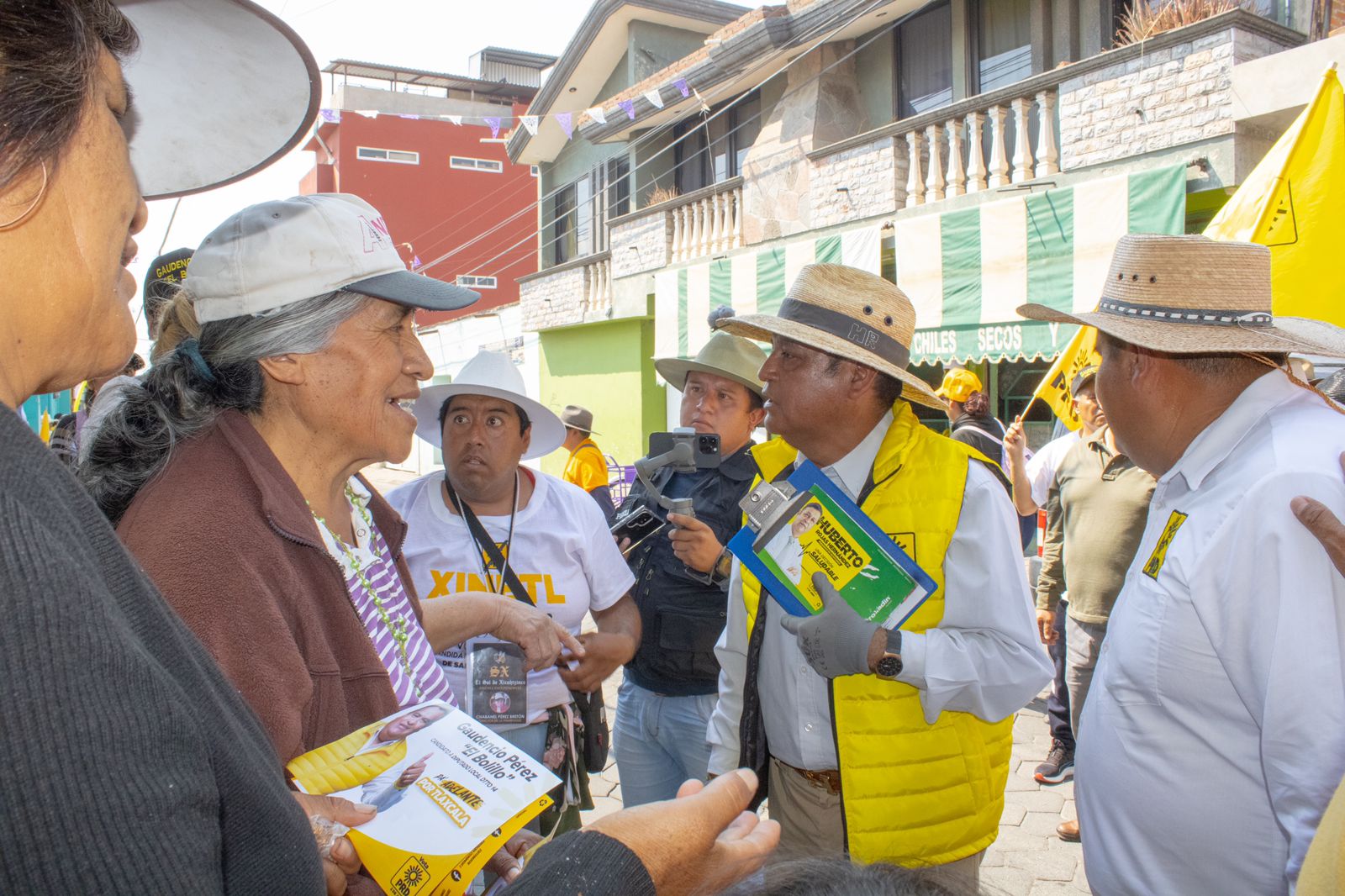 Promete Huberto Rojas Hernández reconciliación y seguridad en inicio de su campaña por la alcaldía de Xicohtzinco